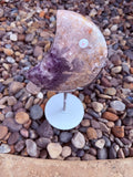 Amethyst & Pink Amethyst Crystal Moon From Argentina #1 Reiki Blessed by Queen