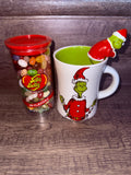 Grinch "It was the Night Before Grinchmas Mug & Jelly Belly 49 Flavors