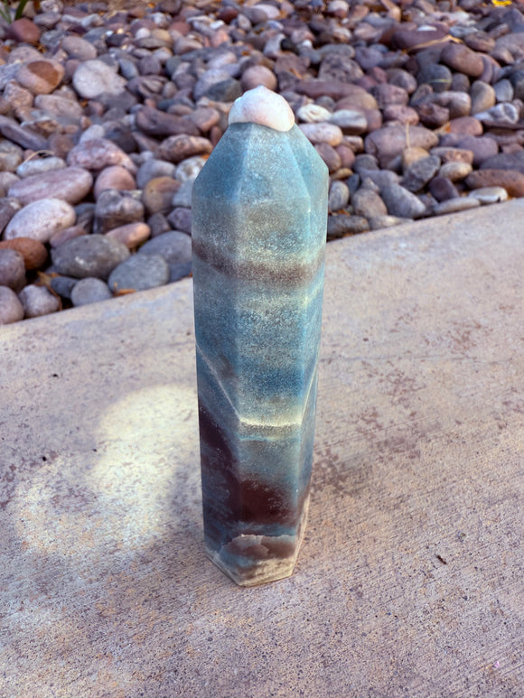 Trolleite Crystal Tower #4 Charged Under The New Moon in Leo & Reiki Blessed by Queen