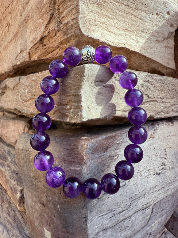 Amethyst Crystal Bracelet