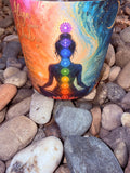 Align Your Charkas Crystal Candle Reiki Blessed by Queen