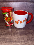 Minnie Gingerbread Holiday Mug & Jelly Belly 49 Flavors