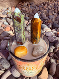 888 Balance Crystal Candle Reiki Blessed by Queen