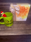 Grinch Holiday Mug & Lindt Chocolate Candy Box