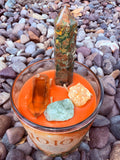 1010 Crystal Candle Reiki Blessed by Queen