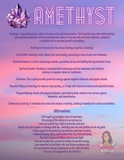 Amethyst Crystal From Brazil Moonlight Reiki Blessed by Queen