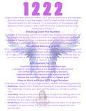 1222 Angel Number Collection infused with Clear Quartz Crystals, Therapeutic Essential Oils, Moon Water & Reiki Blessed