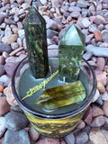 Abundance is Mine Crystal Candle Reiki Blessed by Queen