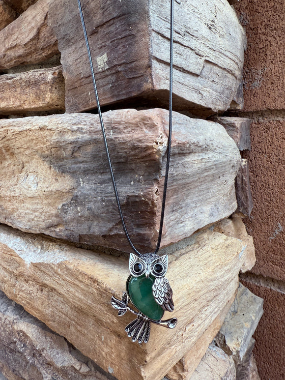 Green Aventurine Crystal Owl🦉