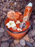 Loving you is Easy obsession infinity (Smells like a man) Crystal Candle Reiki Blessed by Queen