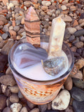 888 Stay in the Hallway Crystal Candle Moonlight Reiki Blessed by Queen
