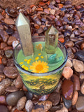 Abundance is Mine Crystal Candle Reiki Blessed by Queen