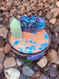 Exhaustion be gone Crystal Candle Reiki Blessed by Queen