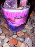Dream Protection Crystal Candle Reiki Blessed by Queen