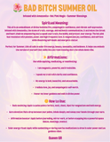 Bad Bitch Summer Collection infused Therapeutic Essential Oils, Moon Water & Reiki Blessed