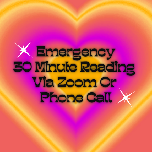 Emergency Zoom Reading - 30 Minutes
