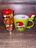 Grinch Mug & Jelly Belly 49 Flavors