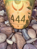 444 Protection Crystal Candle Reiki Blessed by Queen