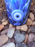 Evil Eye 🧿 Protection Crystal Candle Reiki Blessed by Queen