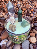 888 Abundance Crystal Candle Reiki Blessed by Queen