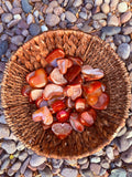 Carnelian Druzy Heart Crystal From Brazil