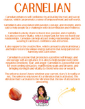Carnelian Agate "Vitality & Unstoppable Drive" Crystal Bracelet From Brazil Reiki Blessed by Queen