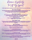 Remove Negativity To Lift My Spirit Collection infused with Black Tourmaline, Therapeutic Essential Oils, Moon Water & Reiki Blessed By Queen