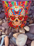 Day of the Dead #6 Crystal Candle Moonlight Reiki Blessed by Queen