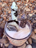 Not everyone watching is rooting for you. Not everyone clapping is proud of you. Protect your energy.
Protect your peace. And keep rising anyway. Crystal Candle Moonlight Reiki Blessed by Queen