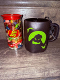 Oogie Boogie Black Mug & Jelly Belly 49 Flavors Bundle
