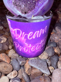 Dream Protection Crystal Candle Reiki Blessed by Queen
