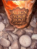 Align your Root Chakra Crystal Candle Reiki Blessed by Queen