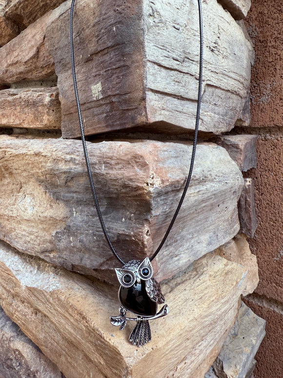 Black Onyx Crystal Owl 🦉