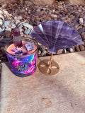 Mind & Focus Crystal Candle Reiki Blessed by Queen