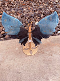 Trolleite Crystal Butterfly #2 From Sweden “Manifestations” (RARE unique combination of Lithium, Lepidolite, Blue Tourmaline and Lazulite) Moonlight Reiki Blessed by Queen