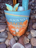 Align your Sacral Chakra Crystal Candle Reiki Blessed by Queen