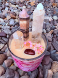 Inner Child Healing  Crystal Candle Reiki Blessed by Queen
