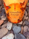 Grounding Energy Crystal Candle Reiki Blessed by Queen