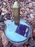 Protect My Spirit Crystal Candle Reiki Blessed by Queen