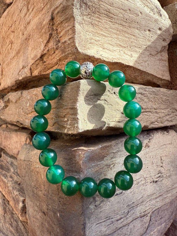 Green aventurine  Crystal Bracelet