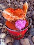 Our Love is Unconditional Crystal Candle Reiki Blessed by Queen