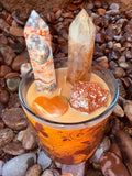 Align My Sacral Chakra Crystal Candle Reiki Blessed by Queen