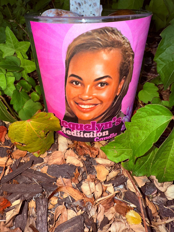 Queen’s Meditation Custom Candle To Be Used On Live Nightly For Meditation Queen’s Meditation Custom Candle To Be Used On Live Nightly For Meditation Charged Under The New Moon in Leo & Reiki Blessed by Queen