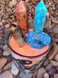 Ying & Yang Frequency Crystal Candle Reiki Blessed by Queen