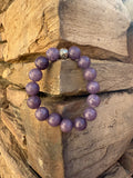 Lepidolite (Anger,Bi-Polar,ADHD Relief) Crystal Necklace+ bracelet  From Brazil