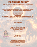 Fire Horse Energy Collection infused with Carnelian, Therapeutic Essential Oils, Moon Water & Reiki Blessed