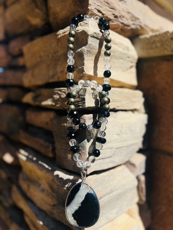 Divine Shield Crystal Necklace & Bracelet - Only 1 Available