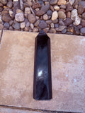 Silver Obsidian Crystal Tower #1 From Mexico Moonlight Reiki Blessed by Queen