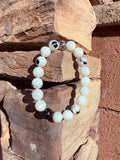 Rainbow Moonstone "Remove Old Emotional Wounds, Self Doubt & Fear" Crystal Bracelet From Madagascar Reiki Blessed by Queen