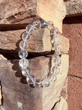 Clear Quartz "Master Healer" Crystal Bracelet From Brazil Reiki Blessed by Queen
